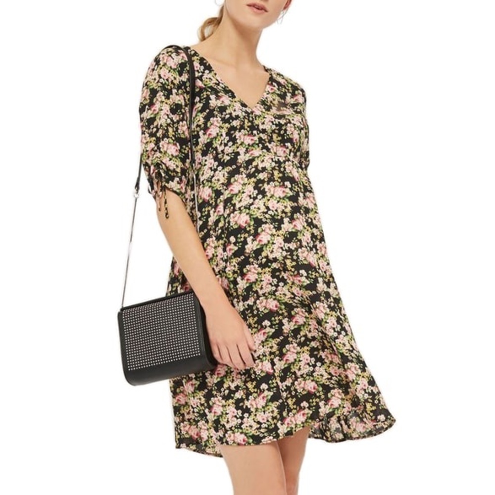 Maternity Floral TopShop Tea Dress